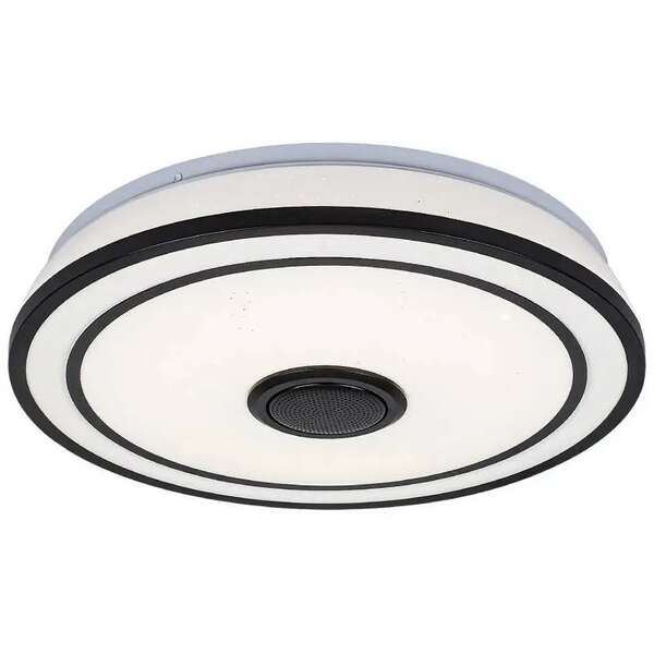 RABALUX Nikolaus, plafonska lampa, crna 24W, 1600lm-2400lm, 3000-6500K IP20