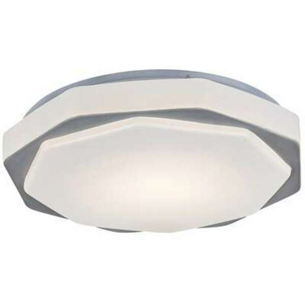 RABALUX Dettora, LED plafonjera sa daljinskim, dimabilna, 18W, 1150lm, CCT 3000-4000-6000K, 37cm, siva/bela