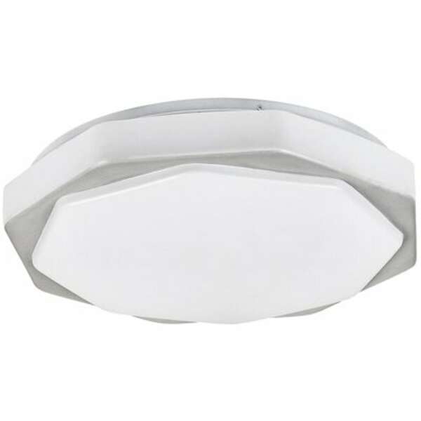 RABALUX Dettora, LED plafonjera sa daljinskim, dimabilna, 18W, 1150lm, CCT 3000-4000-6000K, 37cm, siva/bela