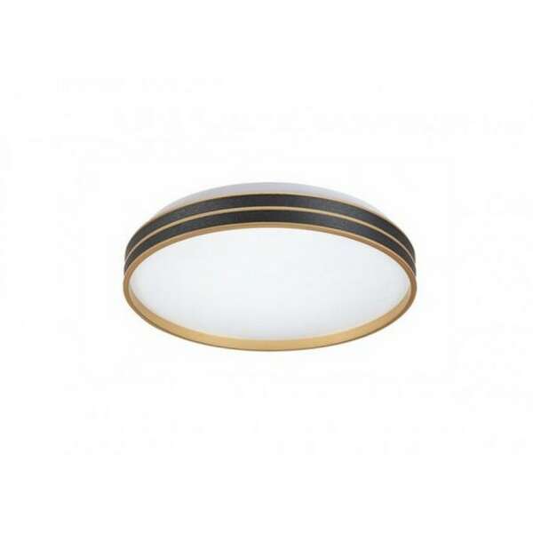 RABALUX Gandor,LED plafonjera 24W, 1850lm, CCT 3000-6500K, 39cm, daljinski, dimabilna, metal crna/zlatna