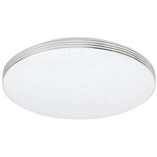 RABALUX Oscar2, LED 18W, 1350lm, 4000K, 33x33cm, zvezdasta, srebrni prsten