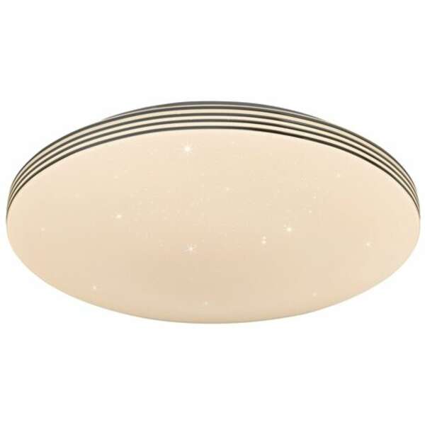 RABALUX Oscar2, LED 18W, 1350lm, 4000K, 33x33cm, zvezdasta, srebrni prsten