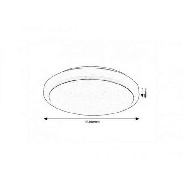 RABALUX Trevor2 plafonjera LED12W D29cm