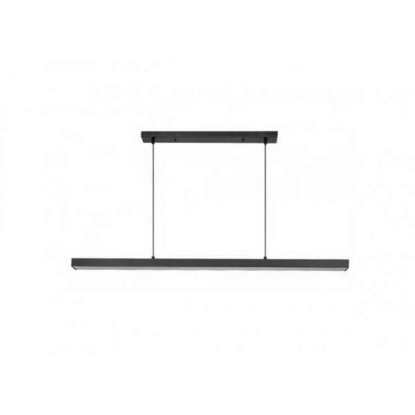 RABALUX Tariq, LED visilica mat crna aluminium, 30W, 1650lm, 4000K, š120cm, v130cm