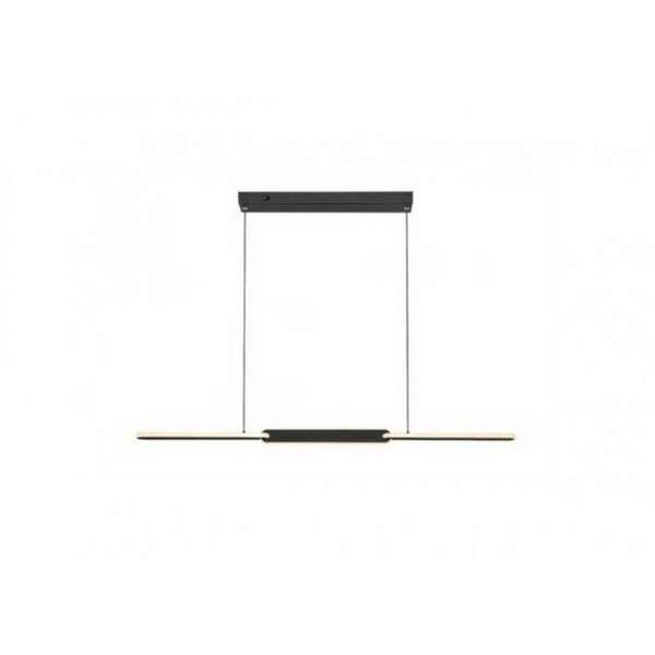 RABALUX Sindri, linijska visilica crna LED 36W,2050lm, DIP switch 3000-4000K, 108cm