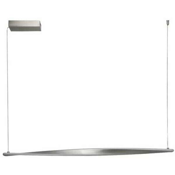 RABALUX Elvio, visilica brušeni hrom LED 28W, 2150lm, 3000K, 110cm