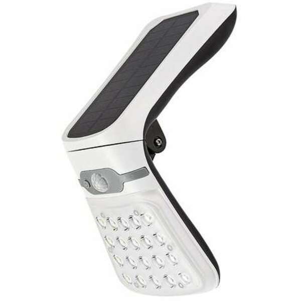 RABALUX Rogova spoljna zidna solarna bela 330lm 4000K senzor pokreta vreme punjenja: 4-6 h