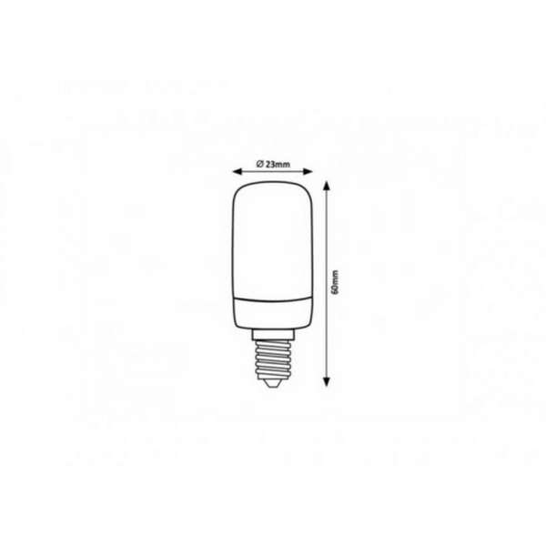 RABALUX Filament LED sijalica E14 T20, 2W, 140lm, 2700K