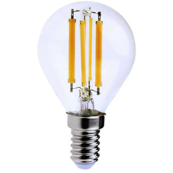 RABALUX Filament LED sijalica E14 G45, 6W, 850lm, 3000K