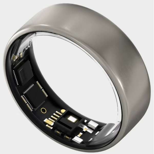 ULTRAHUMAN Ring Air - Size 06 Raw Titanium