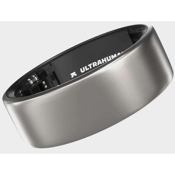 ULTRAHUMAN Ring Air - Size 06 Raw Titanium