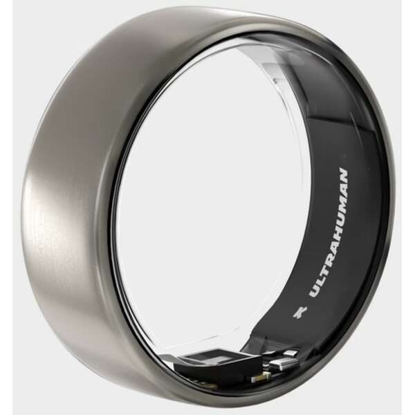 ULTRAHUMAN Ring Air - Size 06 Raw Titanium