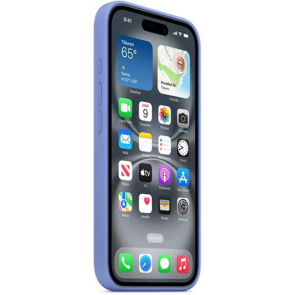 APPLE iPhone 16 Silicone Case with MagSafe - Periwinkle mdgq4zm/a