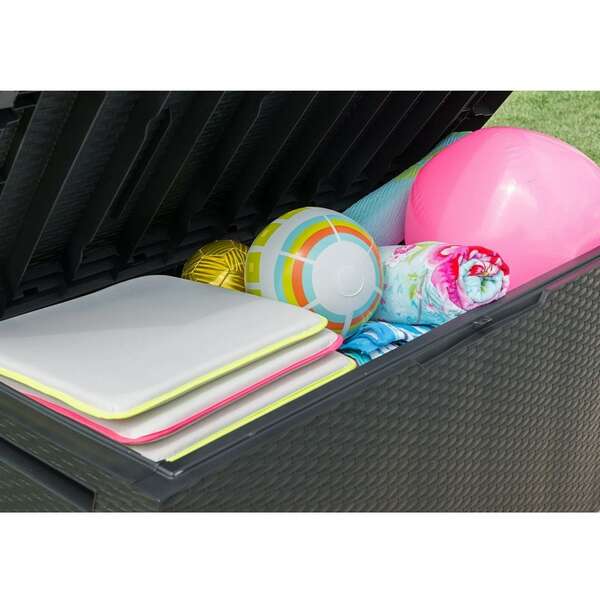 KETER Bastenska kutija za odlaganje Capri 305L grafit