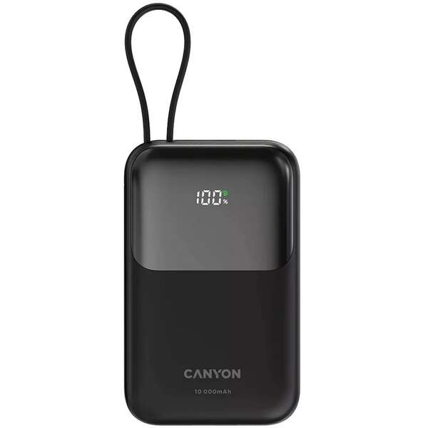 CANYON Power Bank 10000mAh 22.5W Black CNS-CPB101BK