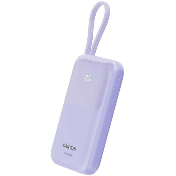 CANYON Power Bank 10000mAh 22.5W Purple CNS-CPB101PU