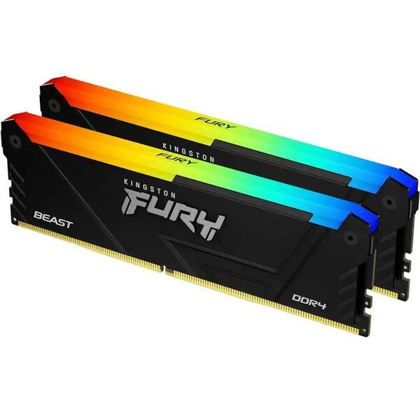 KINGSTON DDR4 32GB (2x16GB) 3200MHz FURY BEAST RGB KF432C16BB2AK2/32