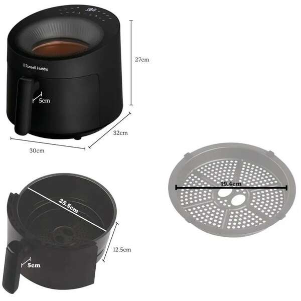RUSSELL HOBBS SatisFry 27420-56 Panorama Black