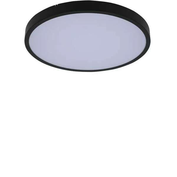 RABALUX Alenzo, LED plafonjera crni prsten, IP44 zaštita, 18W, DIP Switch 3000-4000-6000K, precnik 30cm