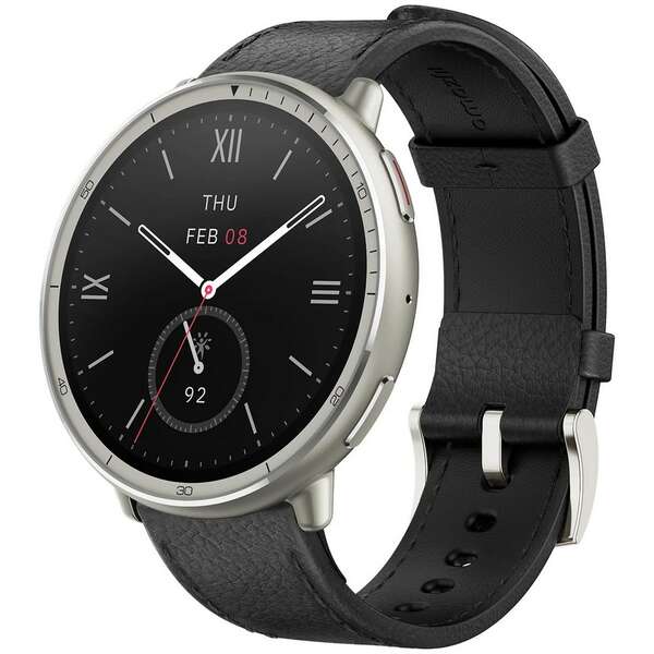 AMAZFIT Active 2 (Round) Black Leather