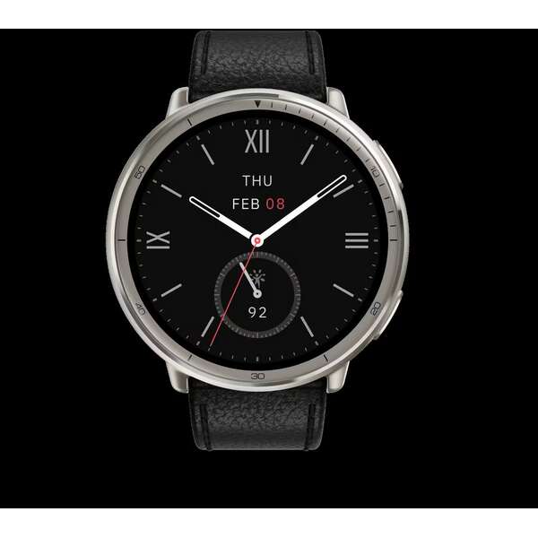 AMAZFIT Active 2 (Round) Black Leather