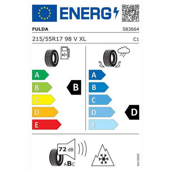 FULDA 215/55R17 98V MULTICONTROL XL All Season