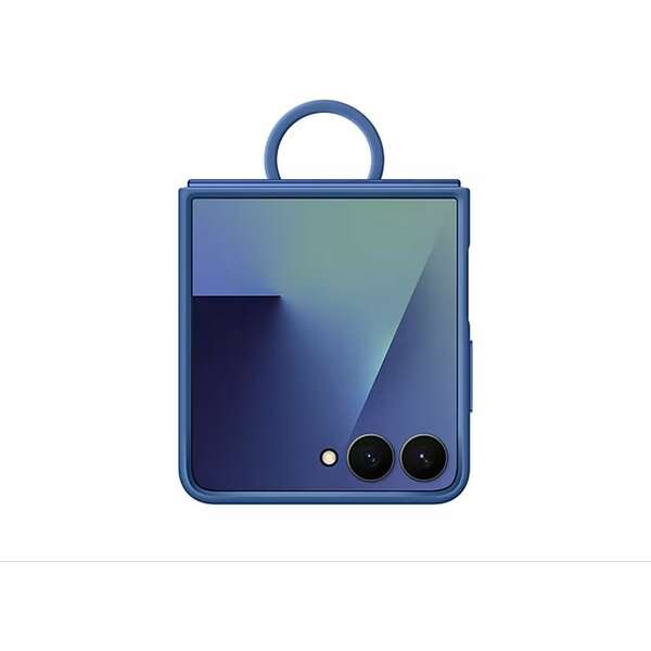 SAMSUNG Galaxy Z Flip7 Ring Case Silicone Blue EF-PF766TNEGWW
