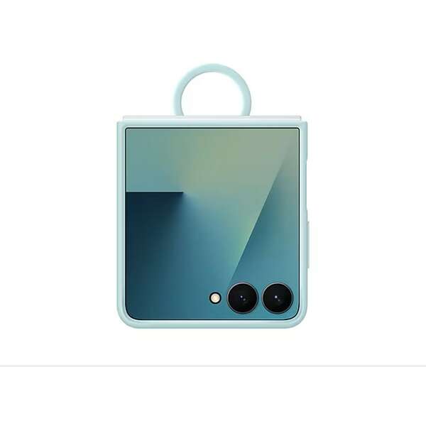SAMSUNG Galaxy Z Flip7 Ring Case Silicone Mint EF-PF766TMEGWW