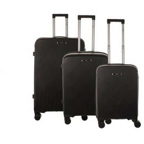 ENOVA TOKYO Set kofera 3/1 sa 4 tockica mystic black