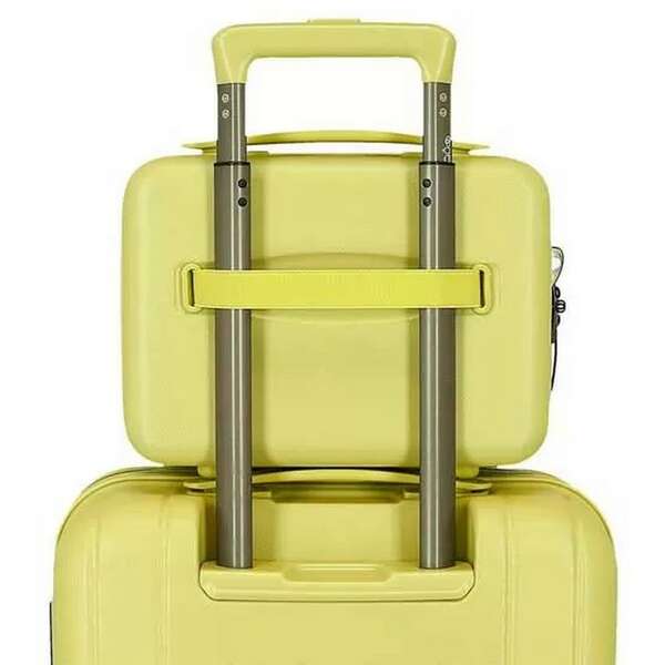 MOVOM WOOD ABS Beauty case zelena