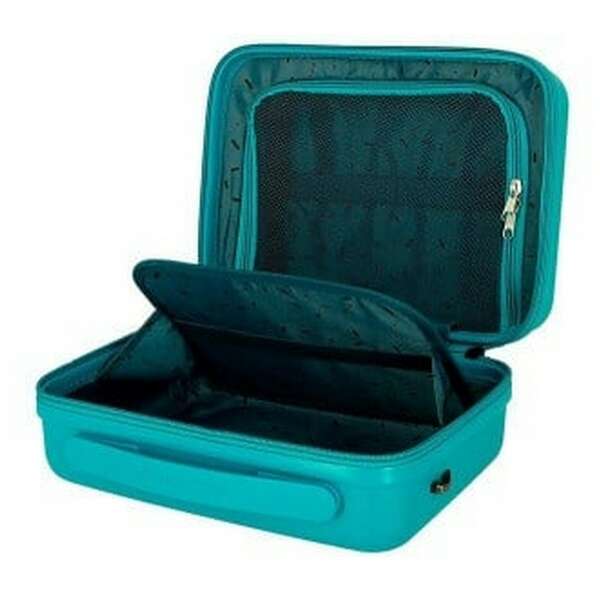 MOVOM WOOD ABS Beauty case tirkizna