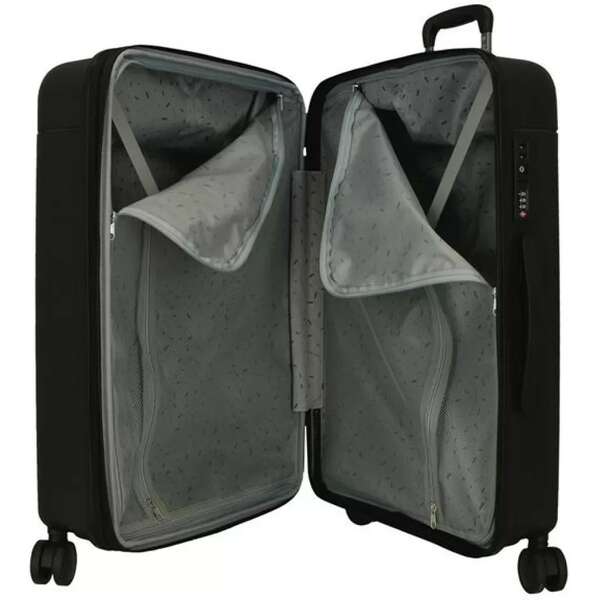 MOVOM NEW TRENDY PP Set kofera 2/1 sa 4 tockica crna