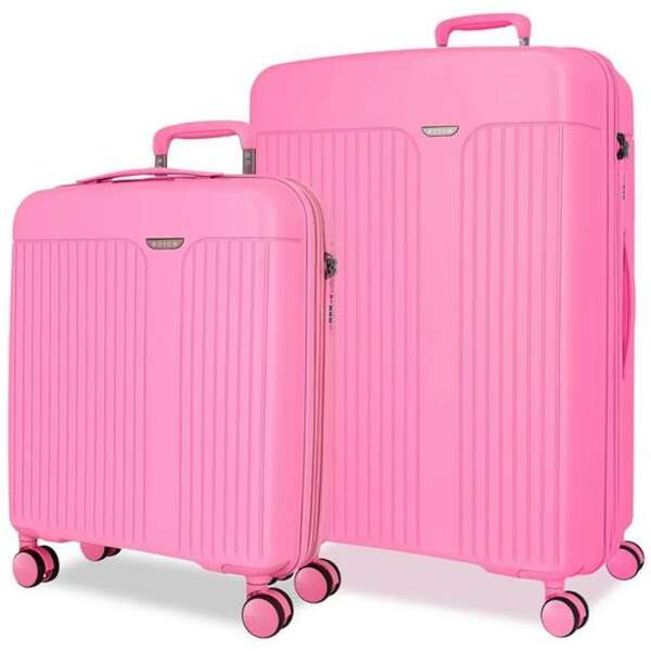 MOVOM NEW TRENDY PP Set kofera 2/1 sa 4 tockica pink