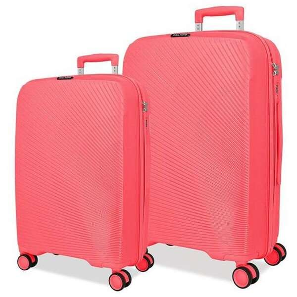 ROLL ROAD ORBIT PP Set kofera 2/1 sa 4 tockica pink
