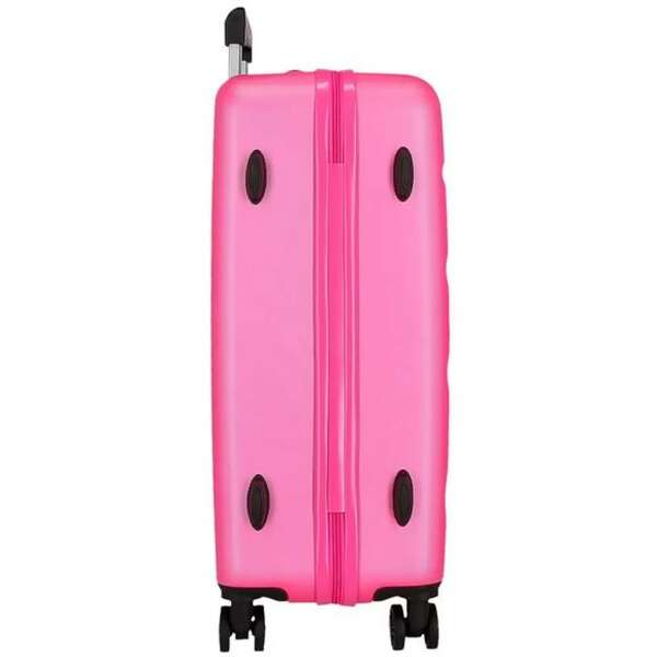 ROLL ROAD FLEX ABS set kofera 3/1 sa 4 tockica pink