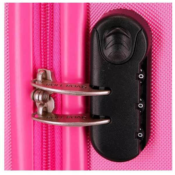 ROLL ROAD FLEX ABS Kofer 40cm sa 2 tockica pink