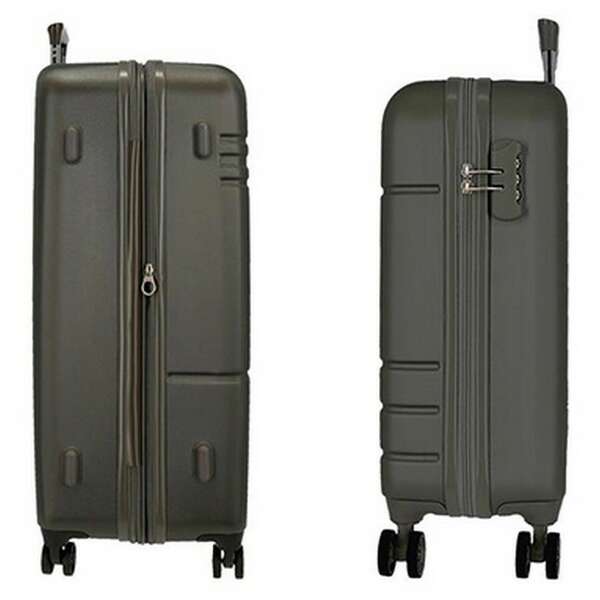 MOVOM GALAXY ABS Set kofera 2/1 sa 4 dupla tockica tamno siva
