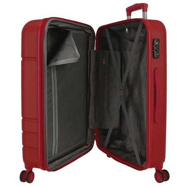 MOVOM GALAXY ABS Set kofera 2/1 sa 4 dupla tockica crvena