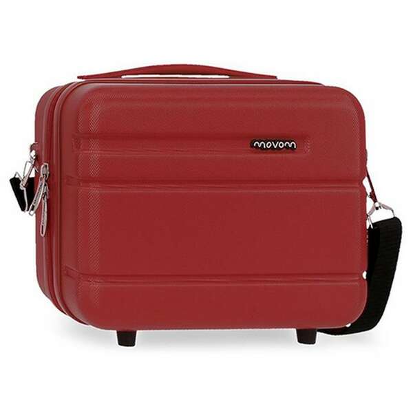 MOVOM GALAXY ABS Beauty case crvena