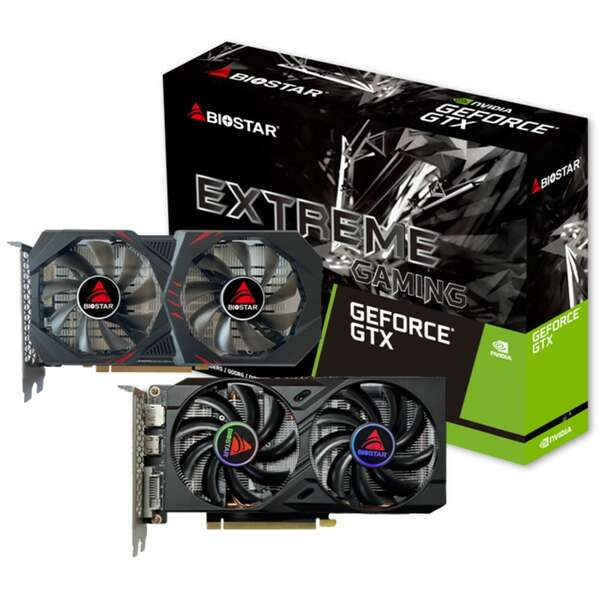 BIOSTAR GTX 1660 TI 6GB DDR6 192bit DVI/HDMI/DP