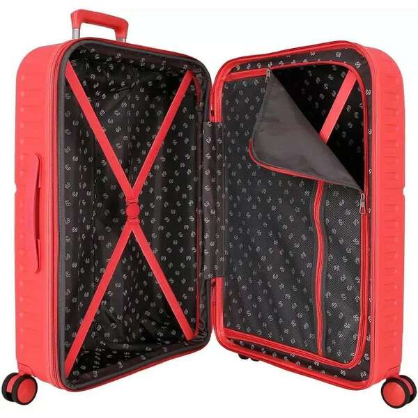 PEPE JEANS HIGHLIGHT ABS Set kofera 2/1 sa 4 tockica fuchsia