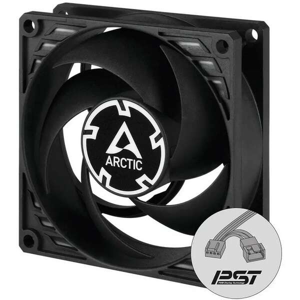 ARCTIC F8 PWM PST ACFAN00150A 80mm Black