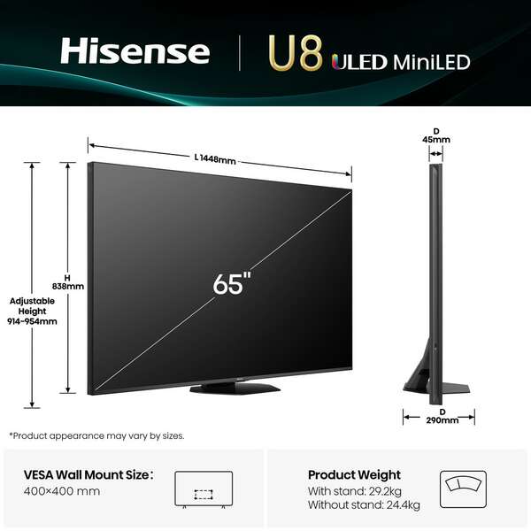HISENSE 65U8Q
