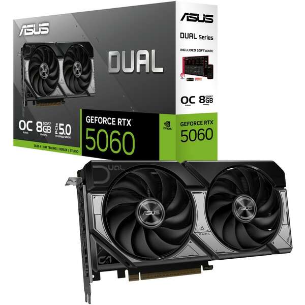 ASUS nVidia GeForce RTX 5060 8GB 128bit DUAL-RTX5060-O8G