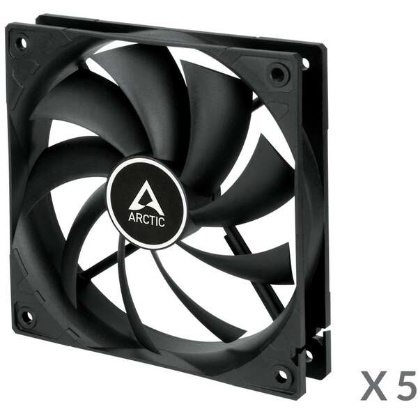 ARCTIC F12 5 pack ACFAN00248A 120mm Black