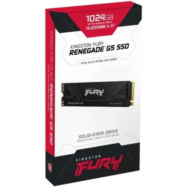 KINGSTON 1TB M.2 NVMe SFYR2S/1T0 FURY Renegade G5