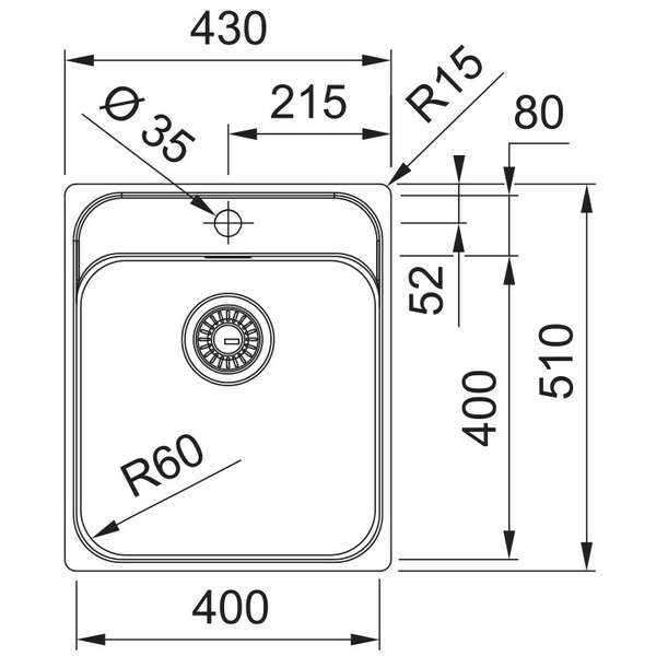 FRANKE SRX 210-40 TL 127.0704.666