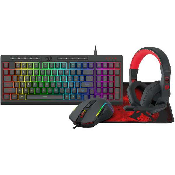 REDRAGON S149 4 in 1 Combo, K515-RGB + M616-RGB + H120 + P016