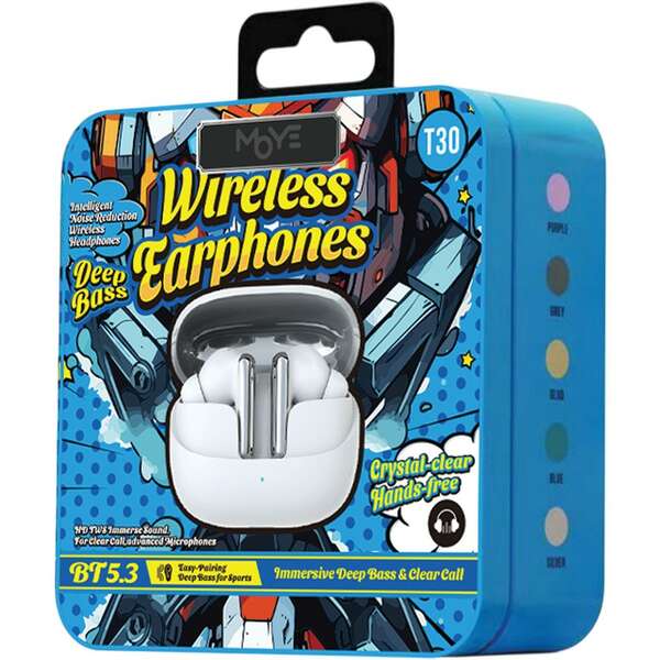 MOYE Urban Beatz Wireless Earphone White