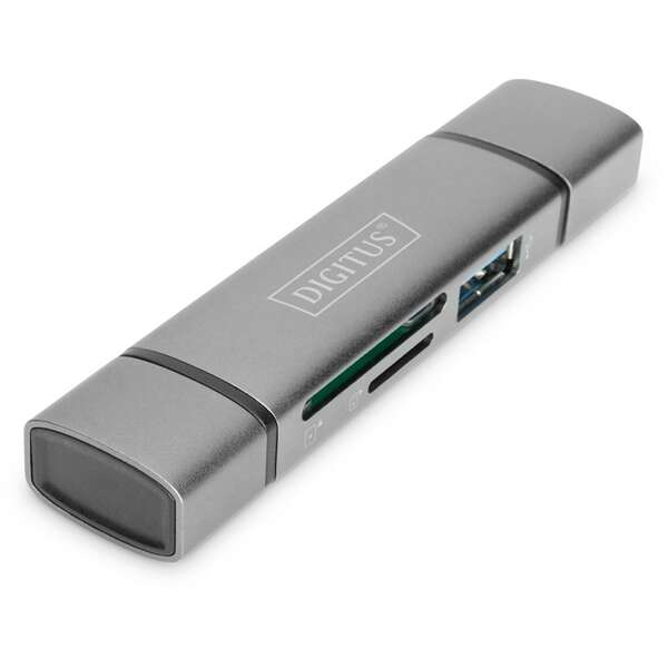 DIGITUS USB-C/A citac kartica i USB-A